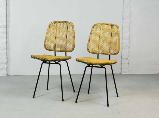 Image 1 of 2x Cane Side Chairs