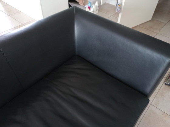 Image 1 of B&B Italia Charles Sofa Black Leather