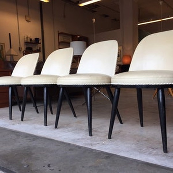 Image 1 of 4x Italian 50s chairs