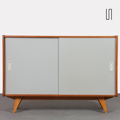 Vintage chest of drawers model U-452 in oak by Jiri Jiroutek for Interier Praha, Czechoslovakia 1960