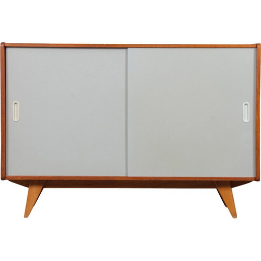 Vintage chest of drawers model U-452 in oak by Jiri Jiroutek for Interier Praha, Czechoslovakia 1960