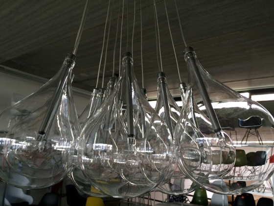 Image 1 of Vintage cluster bulb pendant lamp