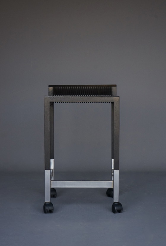 Image 1 of Drawing stool with slats by Ruud Jan Kokke, 1970S