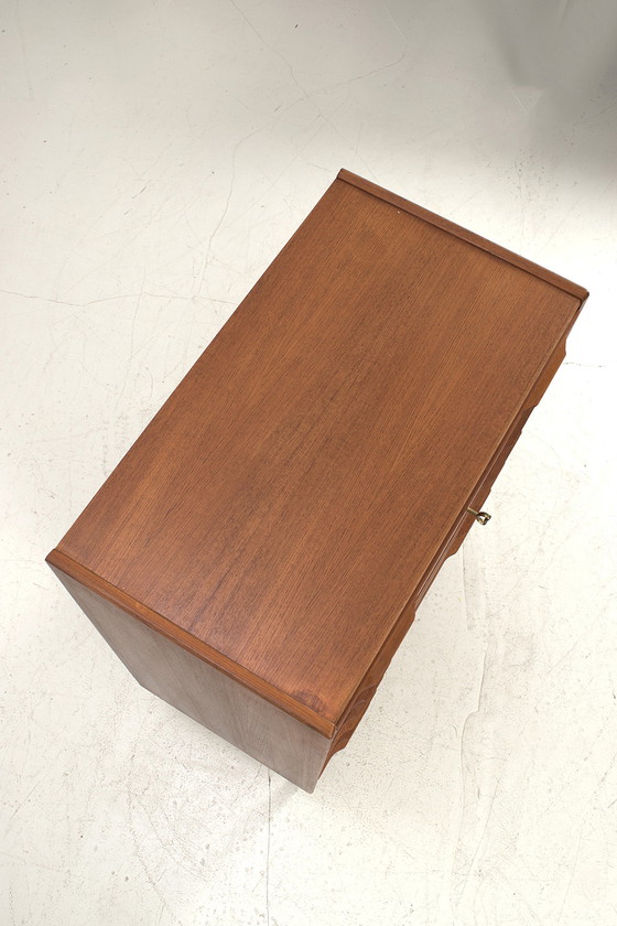 Image 1 of Danish teak chest of drawers