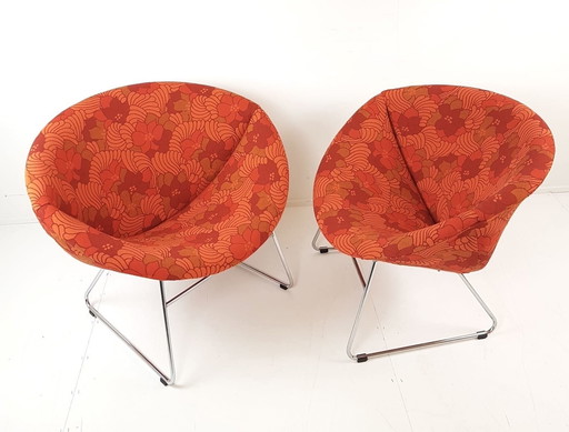 2x Rohé Noordwolde armchairs by J.H. Rohé