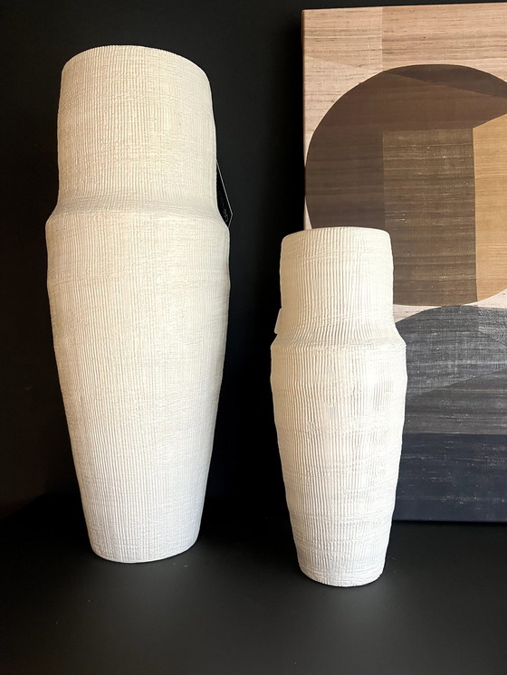 Image 1 of 2 Pottery Vases From Dome Deco