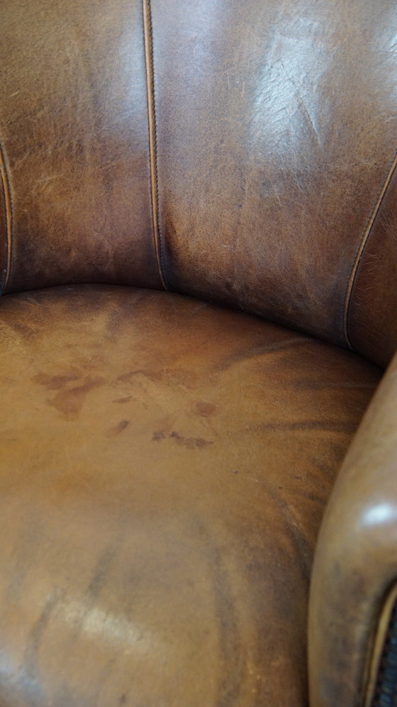 Image 1 of Club Chair Made From Sheepskin