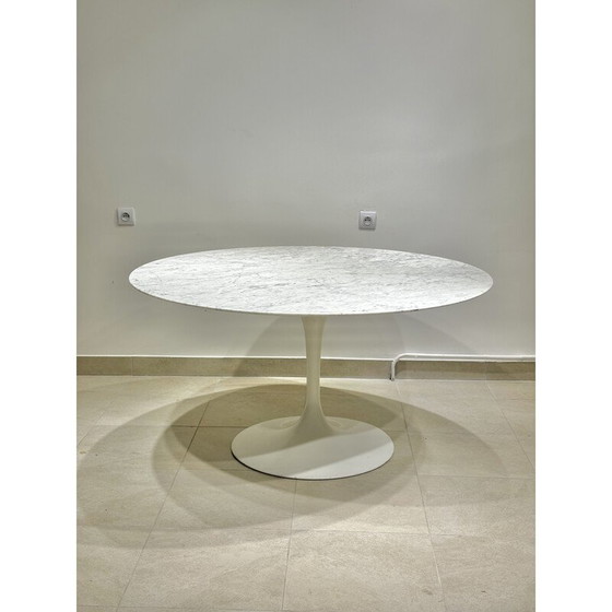 Image 1 of Tulipe vintage marble table by Knoll