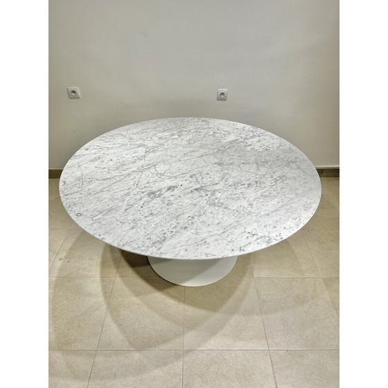 Image 1 of Tulipe vintage marble table by Knoll