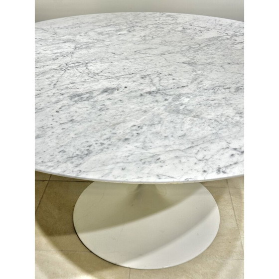 Image 1 of Tulipe vintage marble table by Knoll