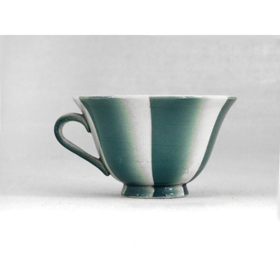 Image 1 of Set of 4 vintage cups with 4 plates by Andlovitz Guido for Lavenia