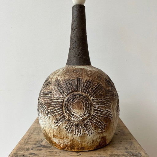 Lampada da tavolo vintage in ceramica, Danimarca anni '60