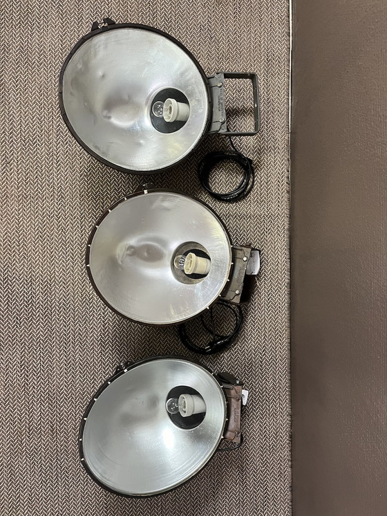 Image 1 of 4x Industrial factory wall lamps