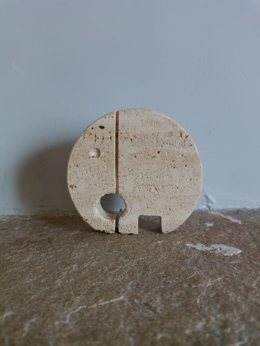 Travertine Elephant Fratelli Mannelli