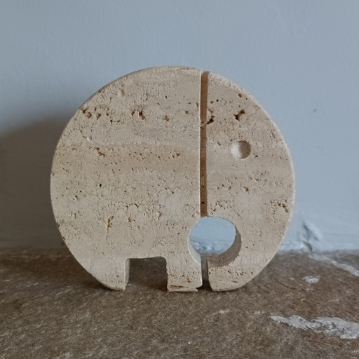 Travertine Elephant Fratelli Mannelli