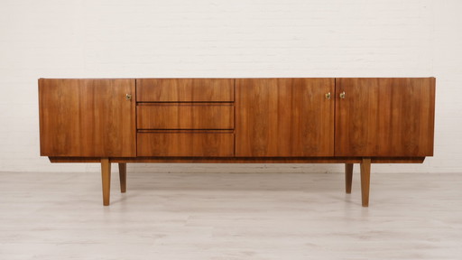 Vintage sideboard | Walnut | Sleek design | 240 cm