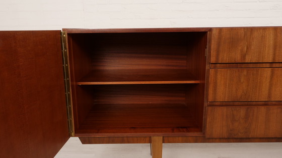 Image 1 of Vintage sideboard | Walnut | Sleek design | 240 cm