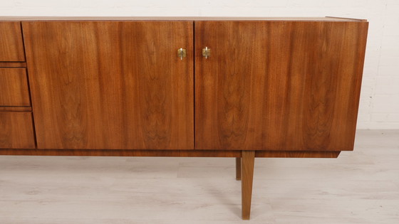 Image 1 of Vintage sideboard | Walnut | Sleek design | 240 cm