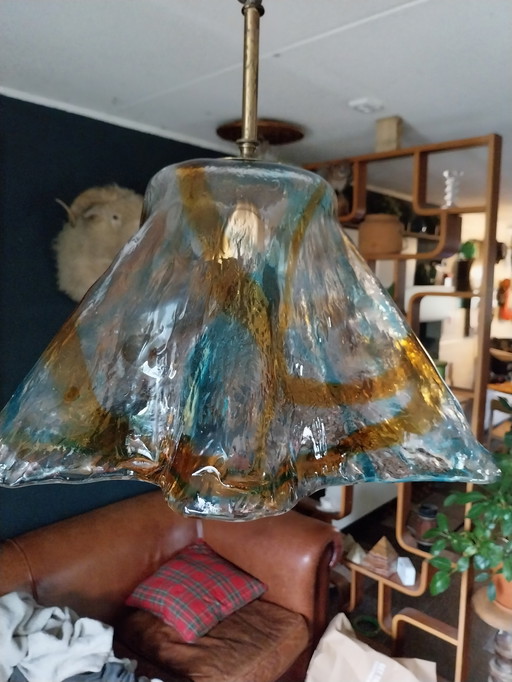 1 x murano glass pendant lamp 80cm