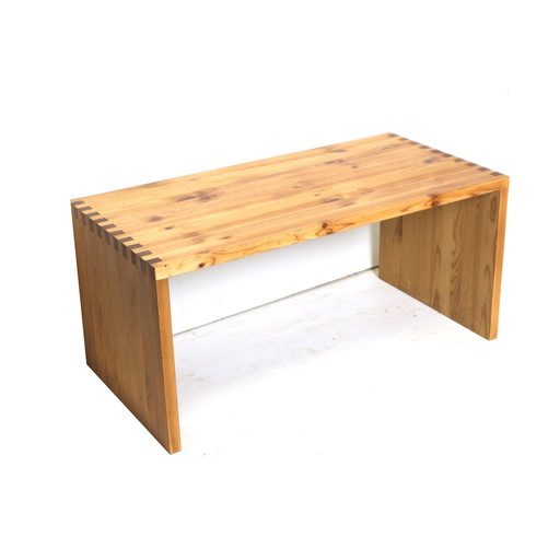 Rare Bench / Coffee Table From Ate Van Apeldoorn For Woodwork Hattem