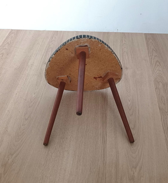 Image 1 of Fifties Side Table With Ceramic Top