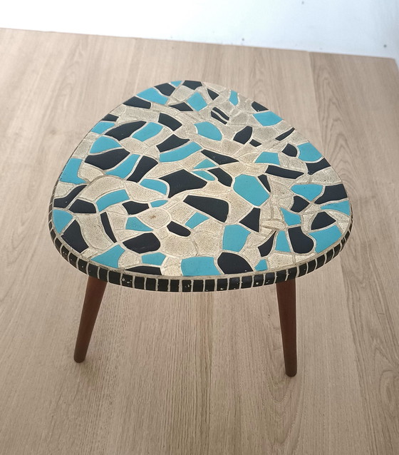 Image 1 of Fifties Side Table With Ceramic Top