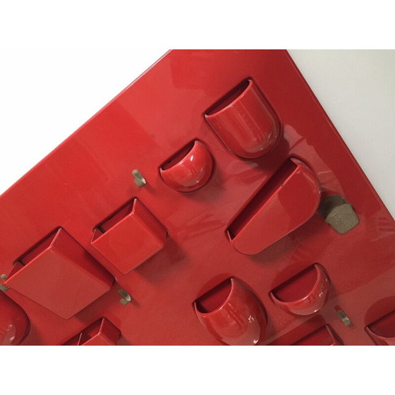 Image 1 of Vintage wall storage system by Dorothée Becker Maurer for Ustensilo, 1970