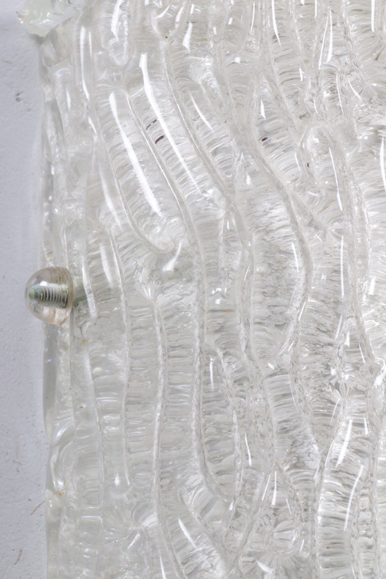 Image 1 of Hillebrand Very large ice lamp wall lamp, 1960