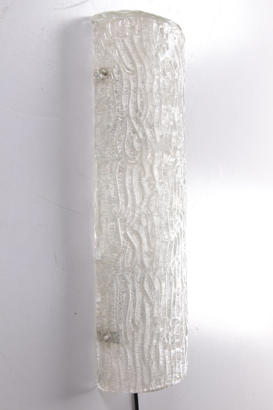 Image 1 of Hillebrand Very large ice lamp wall lamp, 1960