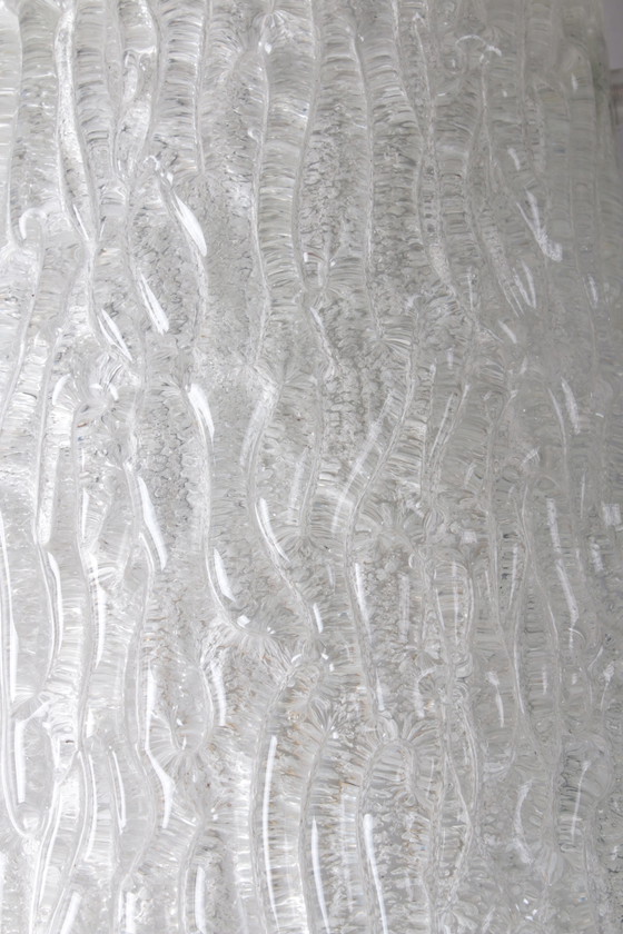 Image 1 of Hillebrand Very large ice lamp wall lamp, 1960