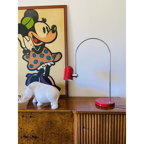 Image 1 of Lampada da tavolo vintage ad arco di Goffredo Reggiani, Italia 1970