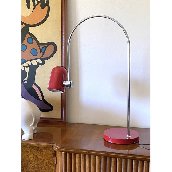 Image 1 of Lampada da tavolo vintage ad arco di Goffredo Reggiani, Italia 1970