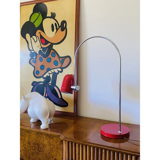 Image 1 of Lampada da tavolo vintage ad arco di Goffredo Reggiani, Italia 1970