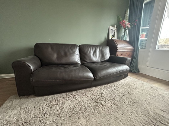 Image 1 of Leather 2-Seater Sofa From Italian Realty