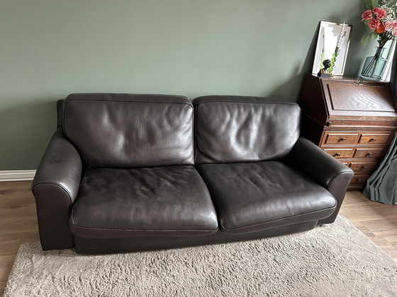 Image 1 of Leather 2-Seater Sofa From Italian Realty