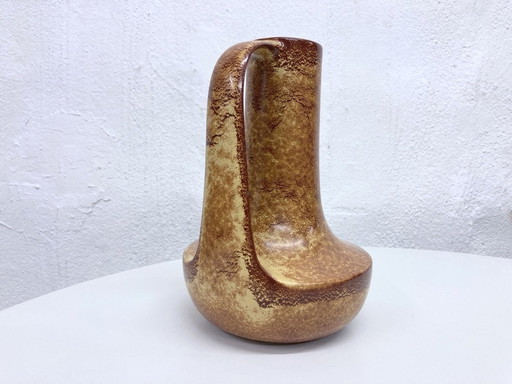 Italian ceramic vase jug vase Bertoncello 60s design