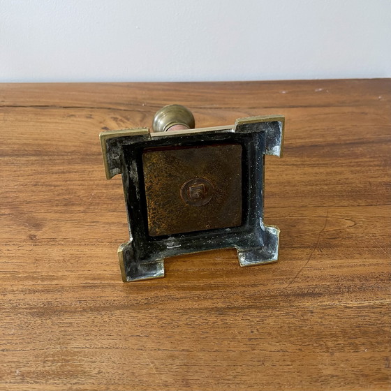 Image 1 of Antique Brass Candlestick