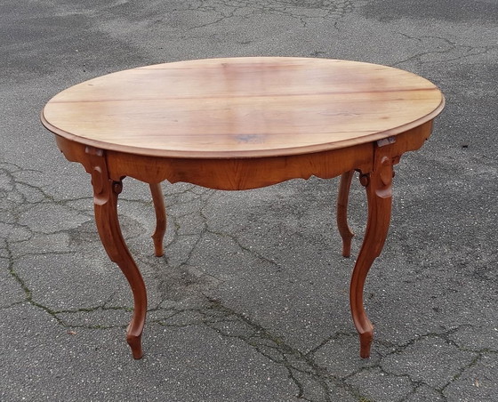 Image 1 of Antique Dining Salon Table