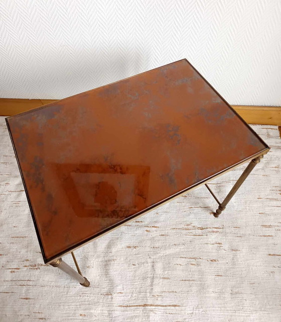 Image 1 of Bronze Gilded Side Table