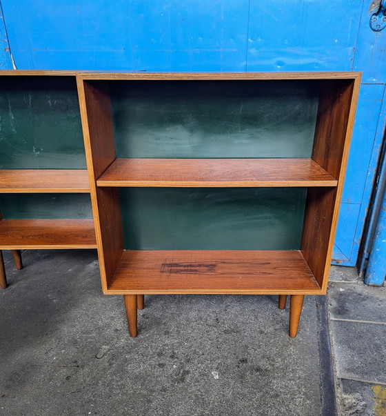 Image 1 of Set Of 2 Danish Teak Cabinets 1960S