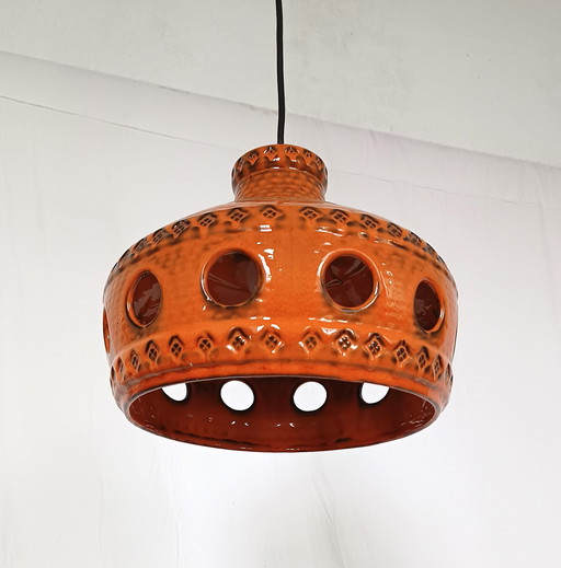 Fat lava pendant lamp ceramic