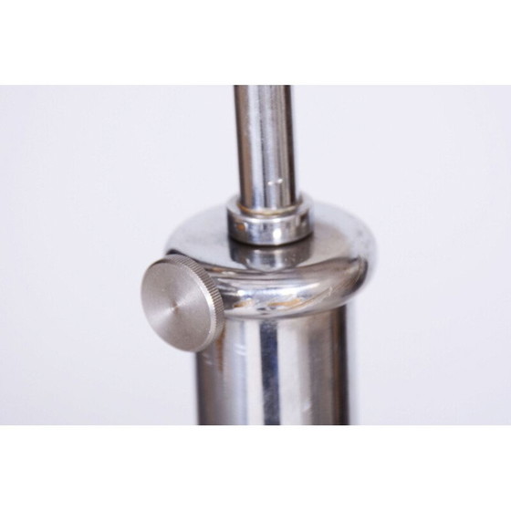 Image 1 of Vintage Art Deco floor lamp in chrome steel, Czechoslovakia 1920