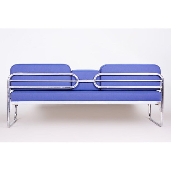 Image 1 of Vintage blue Bauhaus sofa, 1930s