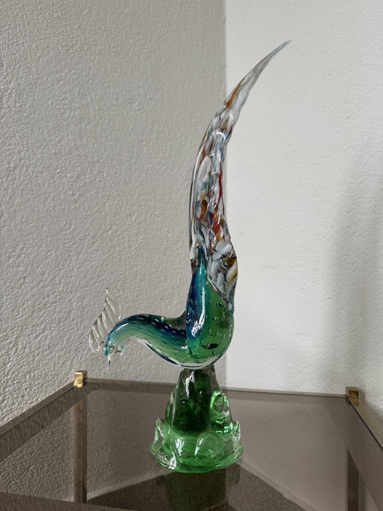 Image 1 of Pheasant Murano Glass 60's