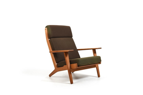 Image 1 of Sillón de respaldo alto Hans J. Wegner GE-290, década de 1950