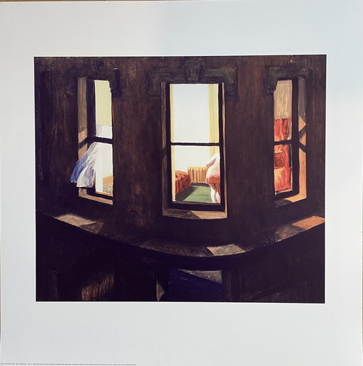 Edward Hopper  (1882-1967), Night Window, 1928, Copyright E. Hopper, 2004, Printed In Germany