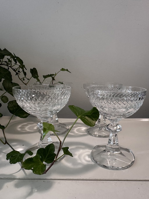 Crystal Vintage Liqueur Glasses