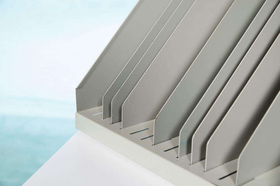 Image 1 of Vintage Metal lecture holder 1960s, LP single storage unit