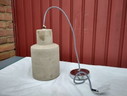 Lampe suspendue vintage en béton