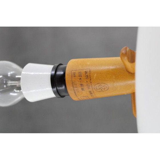 Image 1 of Vintage glass pendant lamp by Uluv, Czechoslovakia 1960s